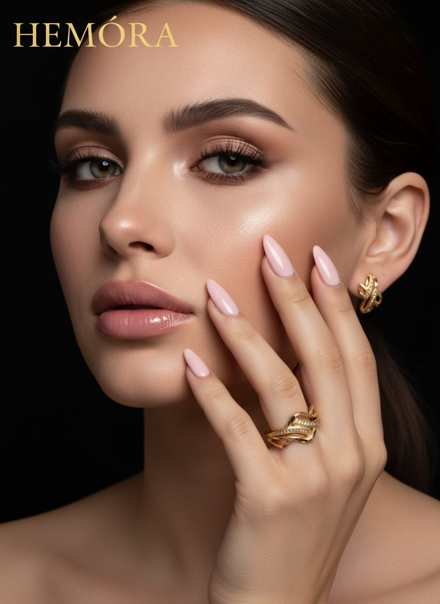 Elegant Gold Plated Wave Women's Ring